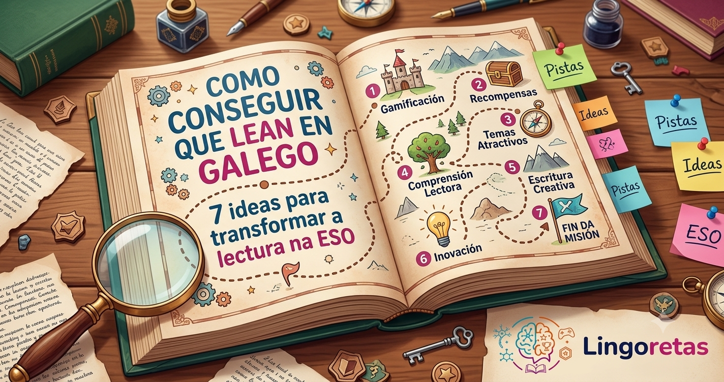 Como conseguir que o alumnado lea en galego sen obrigalo: 7 ideas para transformar a lectura na ESO