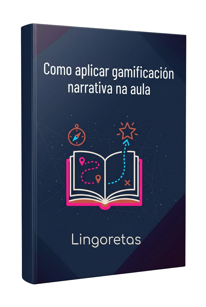 Portada da guía: Como aplicar gamificación narrativa na aula